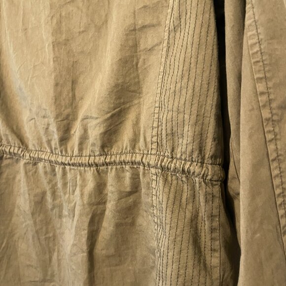 Lily Aldridge For Velvet by Graham & Spencer | Army Green  Field Jacket Sz Large - Picture 7 of 16